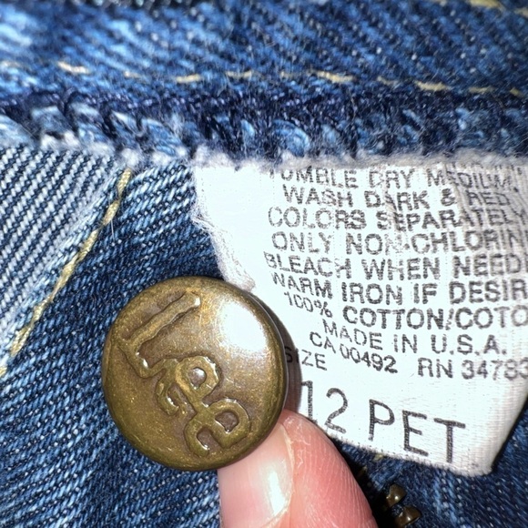 *Vintage* LEE 80/90s High Rise Taper Ankle Mom Jeans - Picture 3 of 5